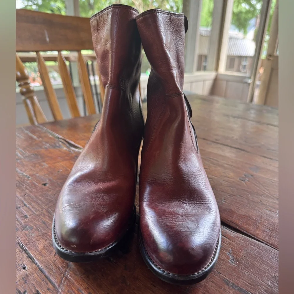 Frye Jackie heeled short boots size 8 - Picture 6 of 8